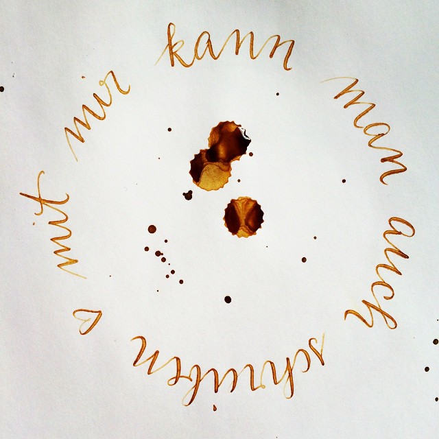 Kalligraphie Kaffee